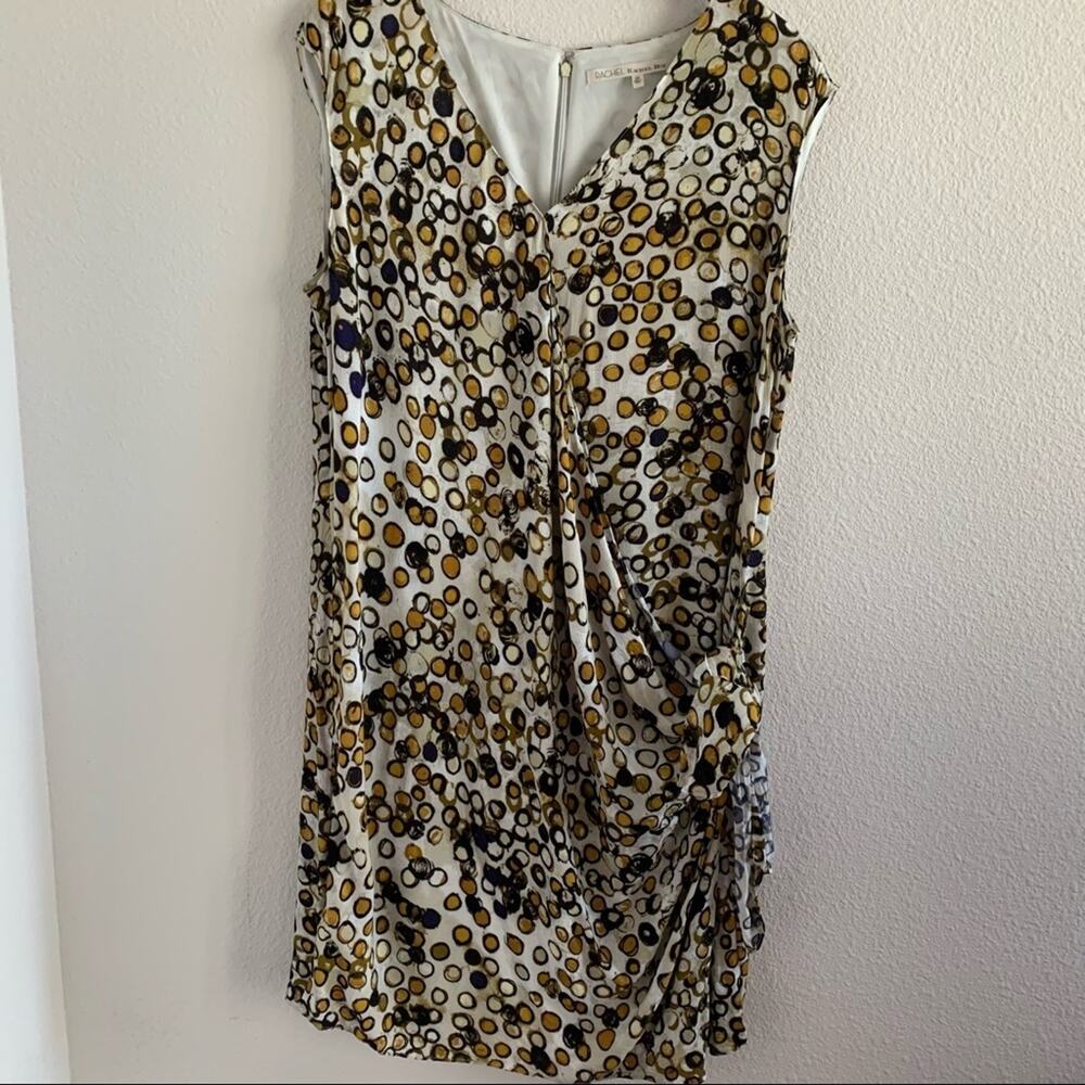 RACHEL Rachel Roy Faux Wrap Tie Side Dress Lined Plus 0X